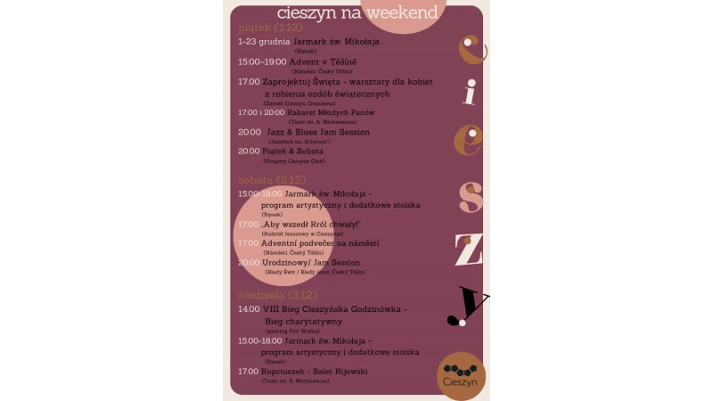 Cieszyn na weekend (mat UM)